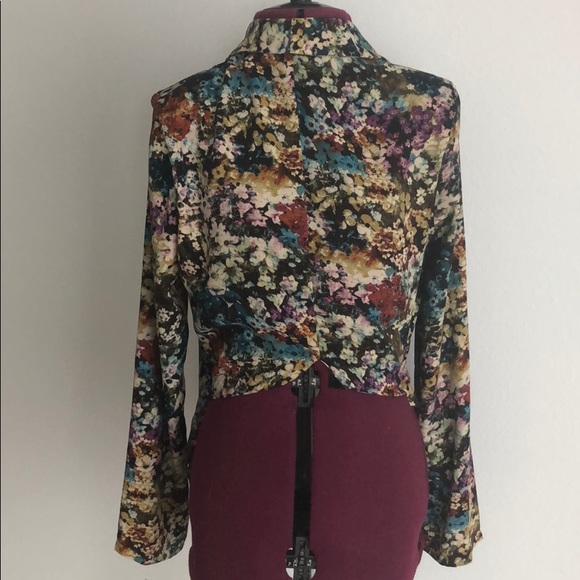 Lush Floral Cardigan Jacket - Picture 2 of 4